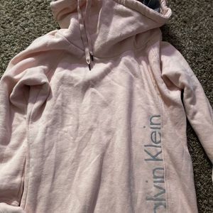 Calvin klein pink hoodie